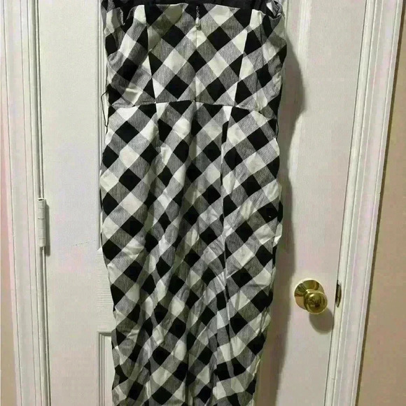 White House Black Market Gingham Sheath Dress Size 2 NWT - Picture 5 of 14